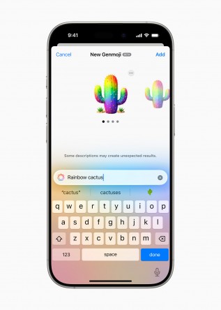 Genmoji on iOS 18.2